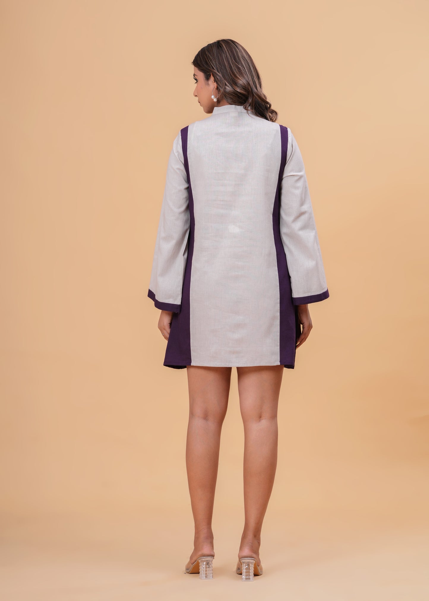 Mandarin Collar Tunic | Short Length Top | Everyday Wear