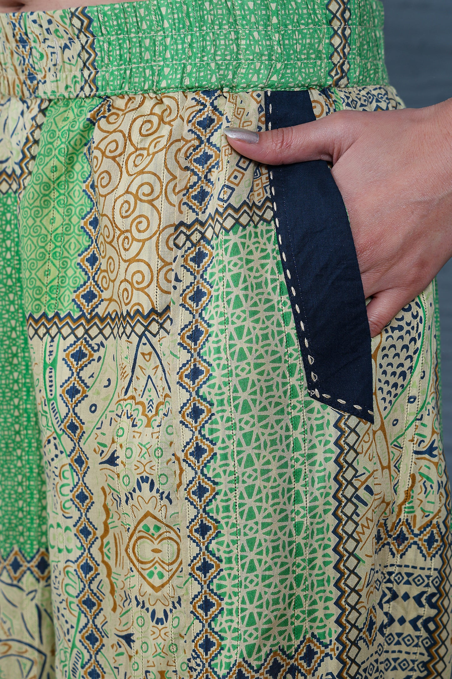 Women Green Palazzo Set